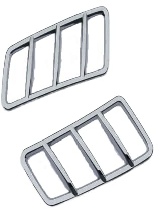 Auto Schaufel Kühler Grill Motorhauben-Lüftungsschlitz-Aufkleber-Abdeckung Kompatibel Mit Benz Für ML GL GLS GLE W166 Für Coupe C29(Chrome)