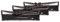 vhbw 3x Farbband Schriftband kompatibel mit Epson LQ 630, LQ 630 Serie, LQ 630 S, LQ 635, LQ 630K Nadeldrucker, Bondrucker - Schwarz