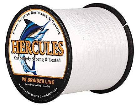HERCULES Super Cast 100m - 2000m Yards Geflochtene Angelschnur 10lb - 300lb Test für Salzwasser Süßwasser PE Geflecht Fischdraht Superline 8 Stränge