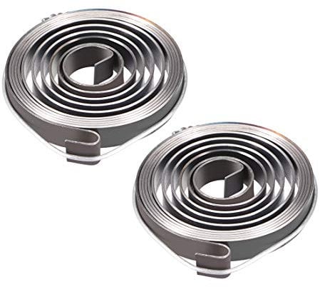 sourcing map 2Stk. Rückholfeder 1540mm 54x8x0,8mm Bohrmaschine Feder Spulen Rückdrückfeder Zubehör für Tischbohrmaschinen Staubsauger