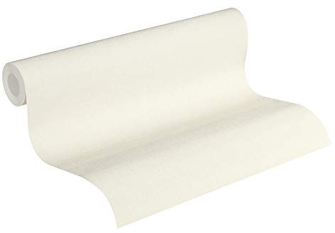 A.S. Création Livingwalls 369254 Metropolitan Stories Tapete Uni Vliestapete Creme 10,05 m x 0,53 m
