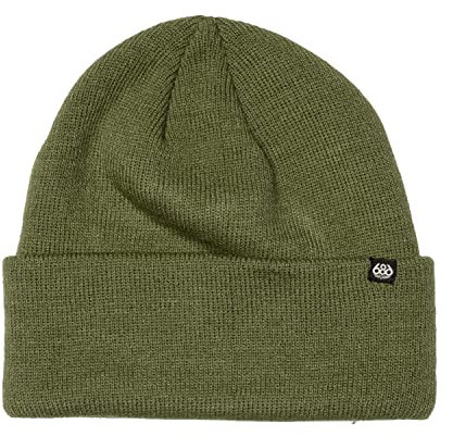 686 Herren Standard Roll Up Beanie - One Size Fits All - Surplus Green