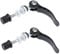 2 Pcs Aluminum Alloy Bicycle Seatpost Clamp Bike Seat Clamp Skewer Bolt for Bike, Black, (DSADA)