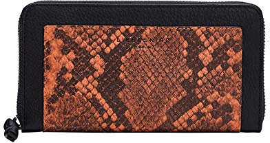 Liebeskind Berlin Side by Side Sally Portemonnaie, Large (9.4 cm x 18.8 cm x 2cm), Black