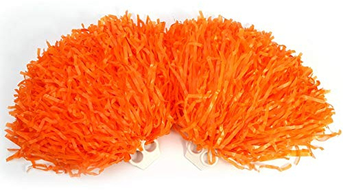 Niiyen Pompones de porristas, Pompones de porristas metálicos para niños, 8 Colores, 2 Pompones de Animadora de Moda, Accesorios de Baile para Fiestas Deportivas