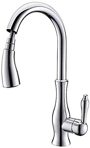 TAOZUYING Wasserhahn Edelstahl Messing Chrom Badarmaturen Wasserhähne Wasserhahn Kupfer Warm- und Kaltwasser Pumpbecken Wasserhahn Europäischer Chrom Dish Basin Wasserhahn Marriage