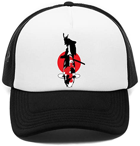 Vendax Koi Fisch Samurai, Showa Koi Fisch Japan Kappe Baseball Rapper Cap