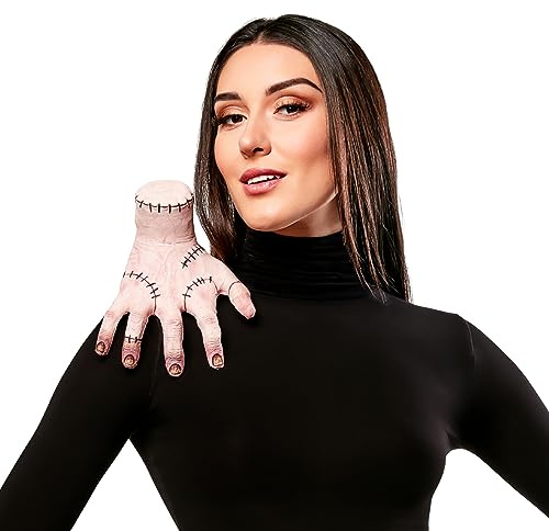 Rubies Official Addams Family Wednesday Thing Shoulder Sitter With Magnetic Attachment, Fancy Dress Accessory And Prop Halloween