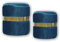 AllEquip 2er-Set Hocker mit Stauraum Samt Sitzhocker Rund Schminktisch Hocker Aufbewahrungshocker für Wohnzimmer, Schlafzimmer, Kinderzimmer, Badezimmer – 2 Größen (Blue)