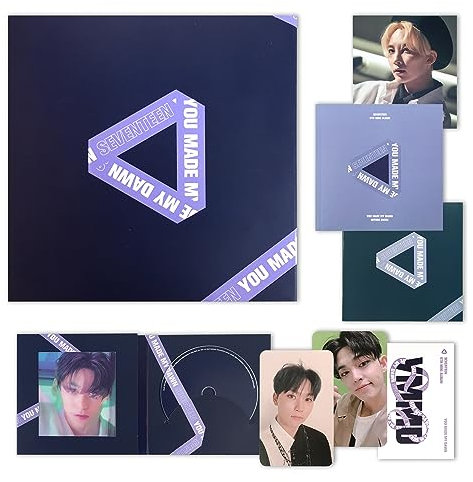 SEVENTEEN - 6th Mini Album [YOU MADE MY DAWN] (Re-release) (BEFORE DAWN Ver.) Photobook + Lyrics + CD-R + Lenticular + Photocard + Behind Card + Sticker + 2 Pin Badges + 4 Extra Photocards