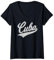 CUBA BASEBALL VARSITY SCRIPT CLASSIC SPORT JERSEY STYLE T-Shirt mit V-Ausschnitt