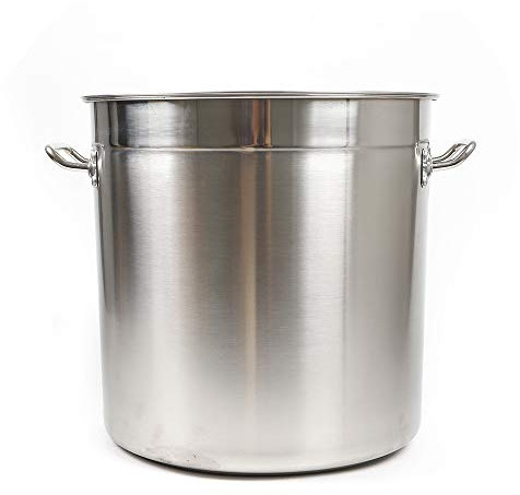WWENDNDYS Olla con tapa para sopa, 35 litros, olla de acero inoxidable, 35 litros