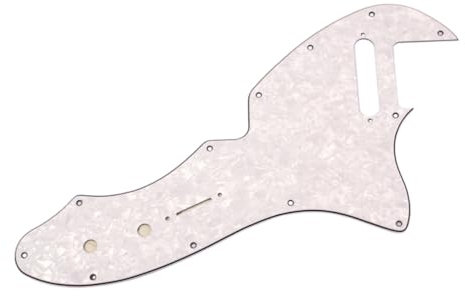 Toyvian Gitarren-schlagbrett Vintage-breitschwertform 4-lagig Weiß Für Gitarre Und Bass Gq214