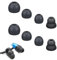 Cuscinetti di ricambio per auricolari wireless Powerbeats Pro Beats, 4 paia S/M/L/D, 4 misure, in morbido silicone, colore: nero