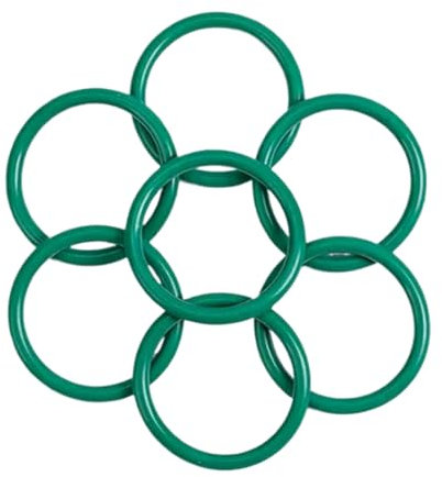 Fluorkautschuk-O-Ringe, FKM-Dichtungsdichtung für Maschineninstallationen, 145mm AD, 137mm ID, 4mm Breite, 10 Stück