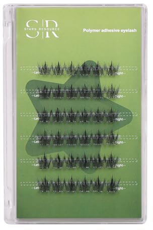 Glue-free Lashes Self-adhesive Cat Elf False Eyelashes Natural - Self Adhesive Clusters, Lash Cluster, Anime Eyelashes Best for Everyday Use and Even for Cosplay!