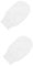 Ciieeo 2st Beauty-gesichtstuch Handschuhe Putzen Fäustel Handschuhe Aus Abgestorbener Haut Peeling-handschuhe Für Das Duschbad Hautreinigungsmittel Duschhandschuhe Die Seide Weiß