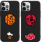 2 Stück Handyhülle für Xiaomi Redmi 12C 4G/Redmi 11A 4G Hülle 6.71'' Anime Cartoon Hülle Manga Cartoon Kakashi Akatsuki Motiv Schutzhülle Matte Stoßfest TPU Case für Xiaomi Redmi 12C 4G/Redmi 11A 4G