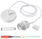 Porte Lampe Suspension E27 avec Anneau à Vis et Tournevis Suspension Luminaire 150cm Câble Double Ligne Lampe Suspendue Plafonnier Douille E27 Chambre pour éclairage au Plafond Salon - Blanc