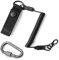 Tactical Lanyard Elastische Spiralkabel mit 2 Karabiner Elastisches Schlüsselband aus Paracord RSG Halterung RSG Sicherung für Rettungsschere Taschenlampe Schlüssel Camping