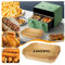 Papier Cuisson Air Fryer: 50/100 Pièces Papier Sulfurisé pour Airfryer Carré 22 x 16 cm,Jetable Antiadhésive Papier Cuisson 5-8L Friteuse Sans Huile pour Poêle, Four, Micro-ondes (50PC)