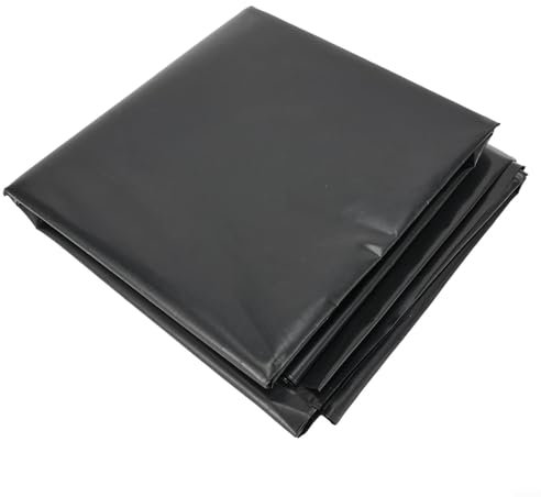 Revêtement de bassin en polyéthylène haute densité 2 m x 2 m imperméable pour jardin, piscine, aménagement paysager pour fontaines, étangs à poissons, jardin aquatique