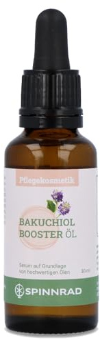 Spinnrad Bakuchiol Booster Öl – Pflanzliche Retinol-Alternative für strahlende Haut | Ohne Parfüm | Regeneriert & stärkt die Hautstruktur | 30 ml