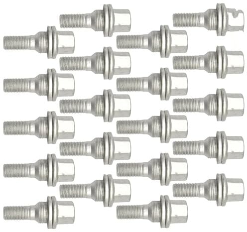 Radschrauben Radmuttern Radbolzen Schraubenteile 03549817 Kompatibel Mit Peugeot Für 1007 2005–2009 Für 3008 2009–2016 Für 5008 2009–2018