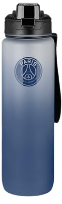 FOCO Offiziell lizenzierte Fußball-Wasserflasche, 1 Liter, Ombre-Wasserflasche (Paris Saint-Germain)