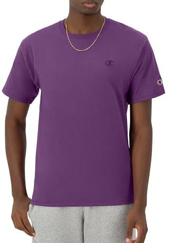 Champion Herren Klassiek jersey T-shirt Hemd, Lila Pr, XL EU