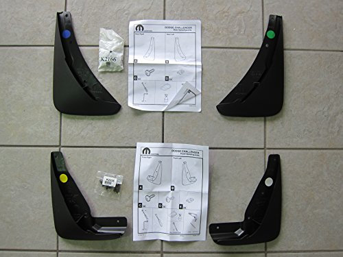 Mopar Dodge Challenger Paraspruzzi (DS&PS) (F & R) (4) OEM