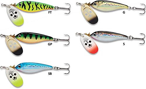 CUCHARILLA GIRATORIA Blue Fox VIBRAX Minnow Super - 9G - 9, per Unit, GP, N°2, N°8