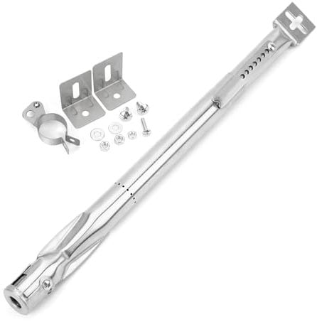 onlyfire Sostituzione del Tubo bruciatore Grill a Gas Universale, Acciaio Inossidabile Bruciatori per Barbecue a Gas, Allungabile da 36 cm a 50 cm, Diametro 12 mm (1 Pezzo)