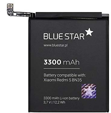 Bluestar Remplacement de Batterie Compatible avec Xiaomi Redmi 5 3300mAh Li-Lon Échange Batterie Batterie BN5