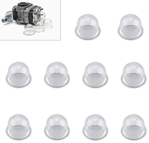Zaky 10 Stück Zündkapsel Primer Pumpe Kraftstoffpumpe für Kettensäge Kettensägen Gebläse Trimmer Bürstenschneider Trennsäge Rasenmäher kit(22mm)