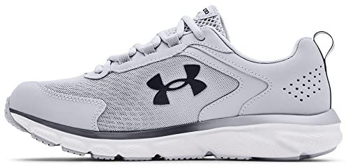 Under Armour Herren Charged Assert 9 Laufschuh, Mod Gray White White 101, 42 EU X-Weit