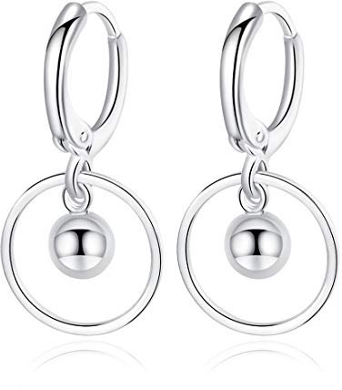 Ms.Swan Runde Ohrringe Mode Band Ohrringe für Damen,Mädchen,Frauen,Kinder
