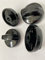 COMPATIBILI CON Ignis Whirlpool Bauknecht - Kit 4 manopole in plastica nere 481941129253 per cucina piano cottura a gas - MN 1271/KIT