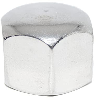 Hutmuttern M16 6 Stück Sechskant-Hutmuttern niedrige Form DIN 917 A2 Edelstahl