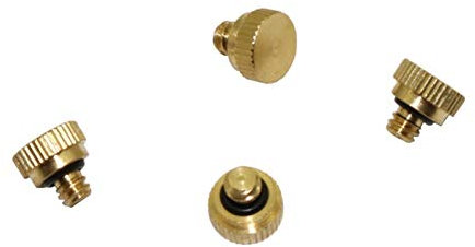 Gewächshaus-Micro-Tropfbewässerung 10/24 '' Messing Blind Stecker für Reparatur Gartenbewässerung Sprinkler Industrielle Kühlung Staubentfernung System Slip-Lock T-Shirt Stecker 5 Stück