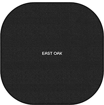 EAST OAK 91,4 cm große Feuerschalenmatte für raucharme Feuerstelle im Freien, Holzfeuer, tragbare Feuerstelle, Holzkohlegrills, Holzpellet-Räucher, für Terrasse, Hinterhof, Deck, Garten und Pool,