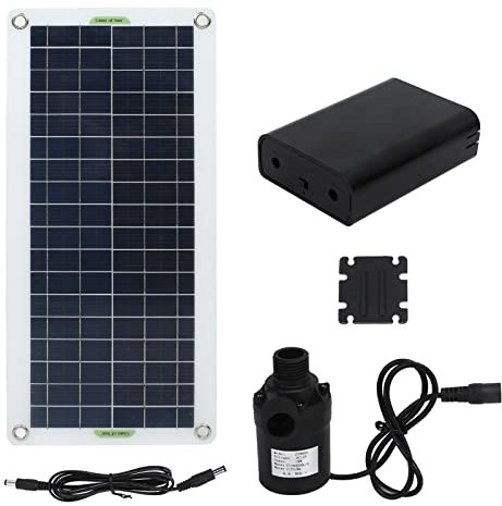 Kit de bomba de agua solar 30W, silicio policristalino 800L/h bomba de agua solar para RV invernadero camping