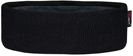 Soul-Cats 1 Strick Stirnband mit Fleece Innenfutter Ohrwärmer Kopfband Haarband gefüttert Damen