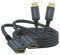 Twozoh HDMI Extension Cable 1M 2 Pack, 4K HDMI Extender Male to Female Lead, Nylon Braided HDMI 2.0 Cable Adapter support 4K@60Hz 3D HDR