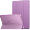 MoKo Case for All-new Amazon Fire HD 10 Tablet(13th Generation, 2023 Release)10.1, PU Leather Trifold Stand Cover for Fire Tablet 10 2023 with Transparent Frosted Backshell, Auto Wake/Sleep, Purple