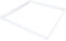 KOLORENO Marco para Panel LED de Aluminio - marco de panel - marco de montaje de superficie de pared - marco de instalación Panel LED - marco de montaje de panel LED - 60x60cm, aluminio - blanco