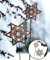 Terma Stahldesign Rost Weihnachts Sterne XXL Made in Germany Gartenstecker Outdoor rost deko Weihnachten stecker winterdeko draußen blumenstecker Winter deko