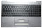 Laptop Palmrest -Tastatur für MEDION AKOYA E15303 MD62021 MD62113 MD62114 MD62115 MD62129 MD62130 MD62137 MD62284 MD62370 MD63885 Silber Top -Fall Schwarz Deutsch Gr Mit Hintergrundbeleuchtung