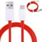 GLITZY GIZMOS Supplied Genuine Original Dash One Plus High Quick Fast Speed 4A USB A to USB C Type C Cable Synch Lead For OnePlus 3 3T 5T 5T 6 6T (Non Retail Packaging)