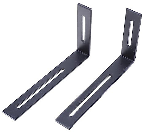 Veemoon 2pcs Shelf Bracket Adjustable Stand L Bracket Corner Metal Corner Bracket Bookshelf Holder Shelf Corner Stuffed Animal Hammock Corner Brace Joint Right Angle Furniture Corner Iron